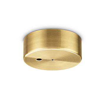 Rosone Contemporaneo Metallo Ottone 1 Luce