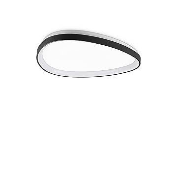Plafoniera Contemporanea Gemini Metallo Nero Led Integrato 27W 3000K Ip20