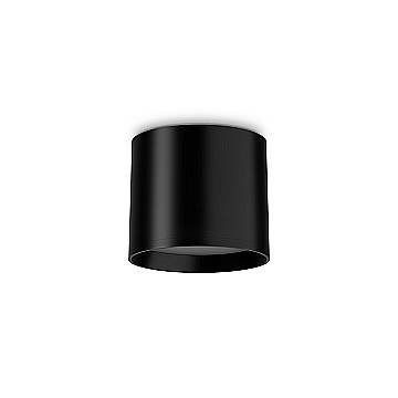 Ideal Lux Plafoniera moderna Spike 1 luce LED integrato nero alluminio