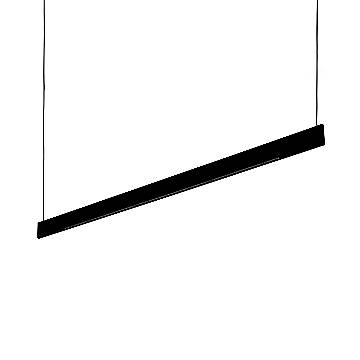 Ideal Lux Lampadario moderno Steel 2 luci LED integrato nero metallo