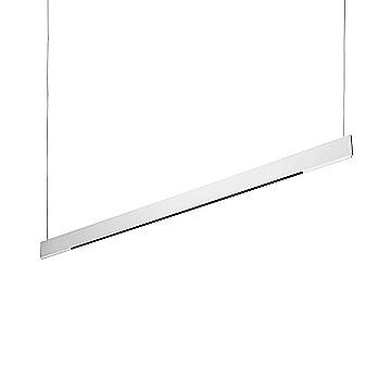 Ideal Lux Sospensione Moderna Steel 2 luci LED integrato bianco metallo