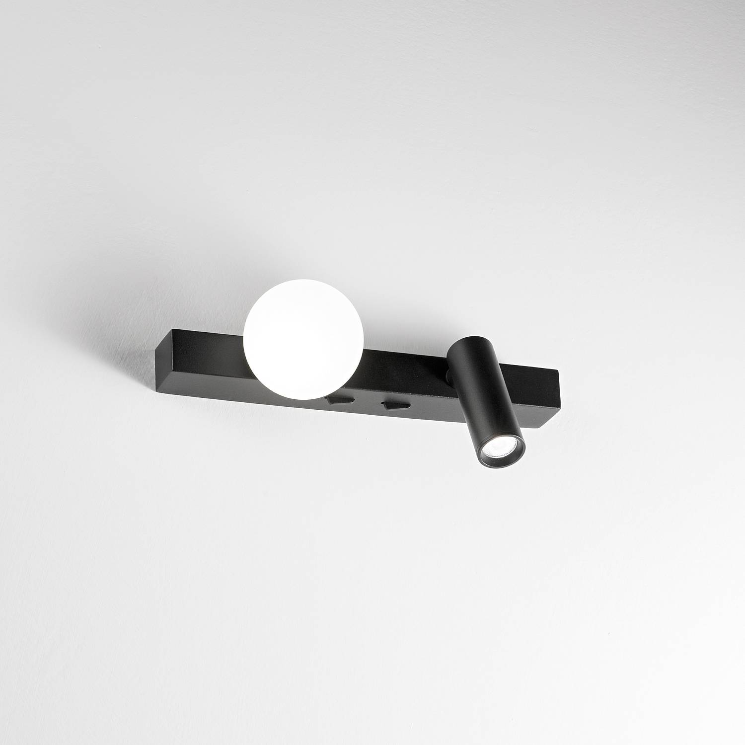 Applique Binomio 2 Luci Led Ottone 336671
