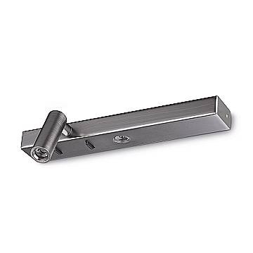 Ideal Lux Applique moderna Bonne Nuit 2 luci LED integrato nichel metallo