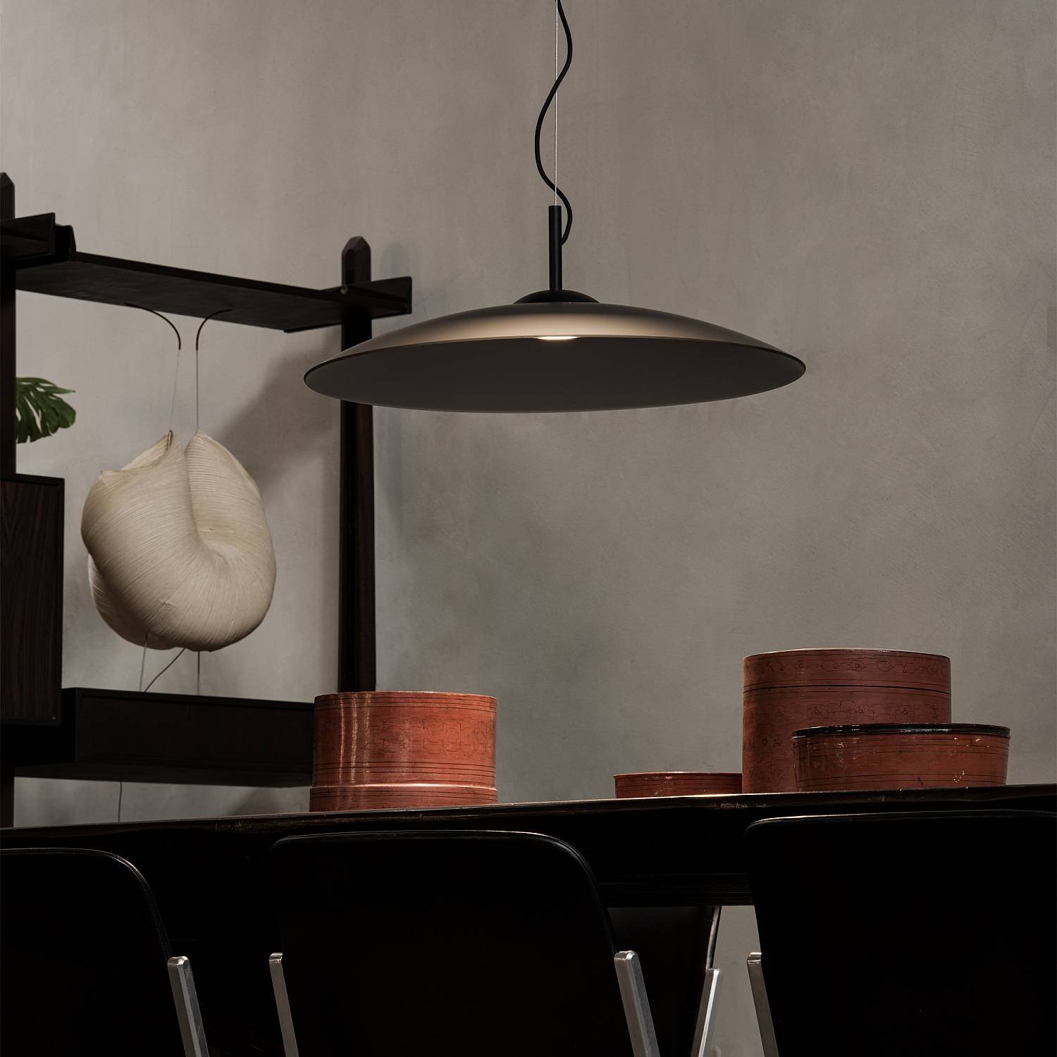 Lampada A Sospensione Eclipse 1 Luce Gx53 Nero 338774