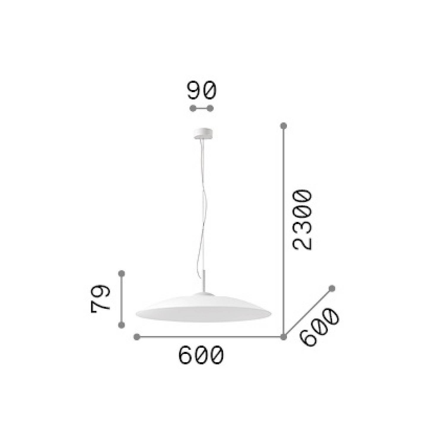 Lampada A Sospensione Eclipse 1 Luce Gx53 Nero 338774