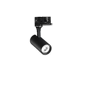 Ideal Lux Faretto Fox 1 luce LED integrato nero alluminio