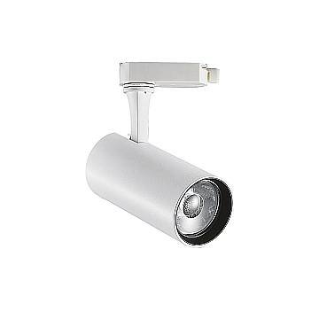 Ideal Lux Faretto Fox 1 luce LED integrato bianco 25W 3000K alluminio