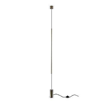 Ideal Lux Lampada da terra moderna Essence 1 luce LED ottone PVC Ideal Lux Lampada da terra moderna Essence 1 luce LED ottone PVC