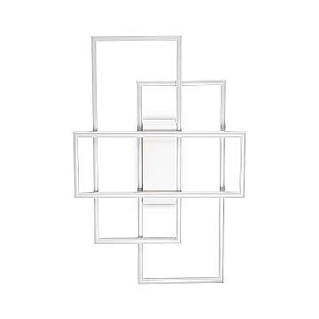 Ideal Lux Plafoniera moderna Frame 1 luce LED integrato bianca metallo Ideal Lux Plafoniera moderna Frame 1 luce LED integrato bianca metallo