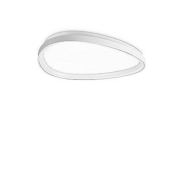 Ideal Lux Plafoniera moderna Gemini 1 luce LED integrato bianca metallo