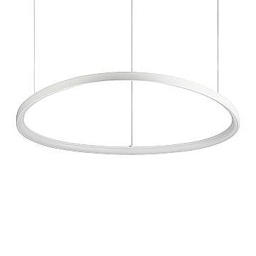 Ideal Lux Sospensione Gemini 1 luce LED integrato bianco metallo