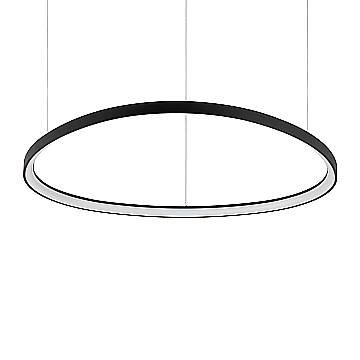 Ideal Lux Sospensione Moderna Gemini 1 Luce LED Integrato Nero Metallo