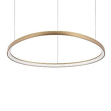 Ideal Lux Sospensione Moderna Gemini 1 Luce LED Integrato Ottone Metallo Ideal Lux Sospensione Moderna Gemini 1 Luce LED Integrato Ottone Metallo
