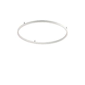 Ideal Lux Plafoniera Moderna Oracle 1 luce LED integrato bianco alluminio