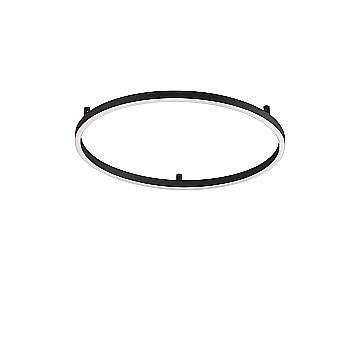 Ideal Lux Plafoniera Moderna Oracle 1 luce LED integrato nero alluminio