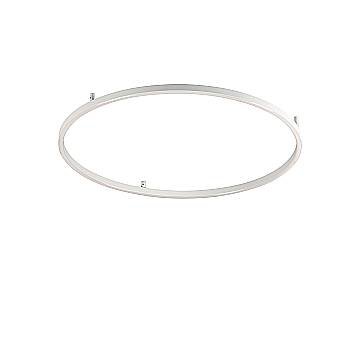 Ideal Lux Plafoniera Moderna Oracle 1 luce LED integrato bianco alluminio