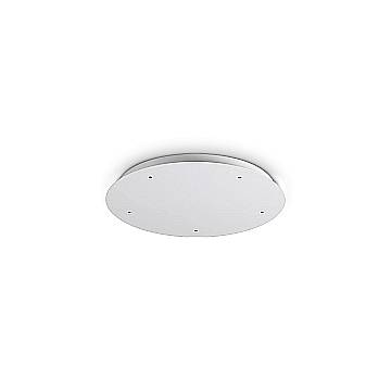 Ideal Lux Rosone 5 fori Collezione ROSONE bianco alluminio metallo