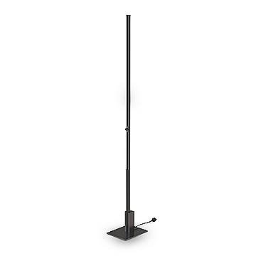 Ideal Lux Lampada da terra moderna Ego 1 luce dimmerabile nero metallo