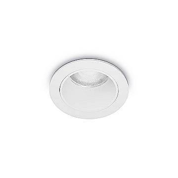 Ideal Lux Faretto Ad Incasso Serie QUARK 1 Luce LED Integrato Bianco Alluminio