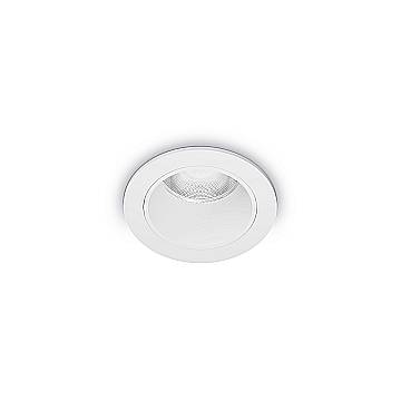Ideal Lux Faretto Ad Incasso Serie QUARK 1 Luce LED Integrato Bianco Alluminio