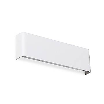 Ideal Lux Applique moderna Delta 1 luce LED integrato bianco policarbonato