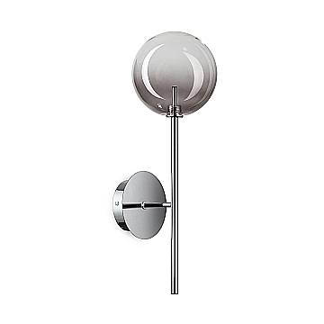 Ideal Lux Applique moderna Equinoxe 1 luce G4 ottone antico vetro ambra