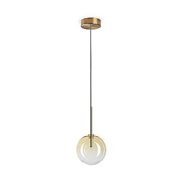 Ideal Lux Sospensione moderna Equinoxe 1 luce G4 cromo metallo vetro