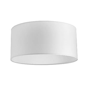 Ideal Lux Paralume cilindro bianco Set 1 luce 42 cm tessuto