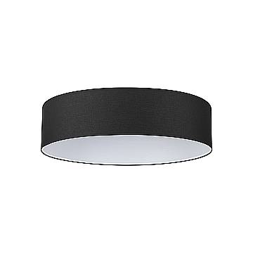 Ideal Lux paralume cilindro Set 70 cm 18 cm nero tessuto