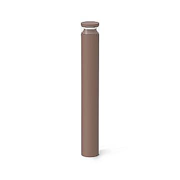 Ideal Lux Lampada da terra moderna Boeing 1 luce LED integrato IP65 coffee metallo vetro