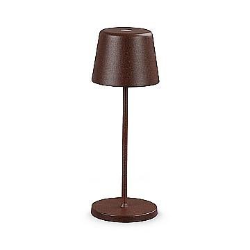 Ideal Lux Lampada da tavolo Cute 1 luce LED integrato IP65 coffee acrilico Ideal Lux Lampada da tavolo Cute 1 luce LED integrato IP65 coffee acrilico