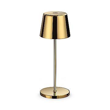 Ideal Lux Lampada da tavolo Cute 1 luce LED integrato IP65 oro acrilico Ideal Lux Lampada da tavolo Cute 1 luce LED integrato IP65 oro acrilico