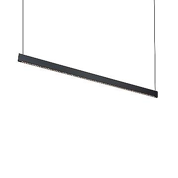 Ideal Lux Lampada a Sospensione Steel 1 luce LED integrato nero alluminio
