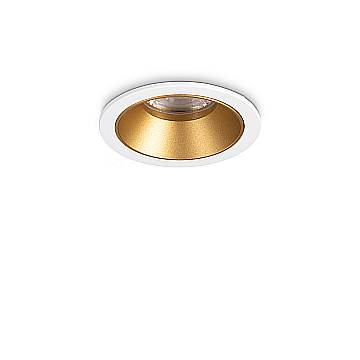 Faretto Ad Incasso Game 1 Luce Led Integrato Bianco Oro 5W Ip20