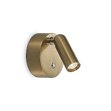 Ideal Lux Applique moderna Bean 1 luce LED integrato ottone metallo