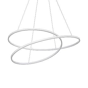 Ideal Lux Sospensione moderna OZ 1 luce LED integrato bianco metallo Ideal Lux Sospensione moderna OZ 1 luce LED integrato bianco metallo