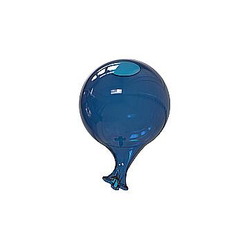 Ideal Lux Lampada da tavolo Clown 1 luce G9 blu vetro