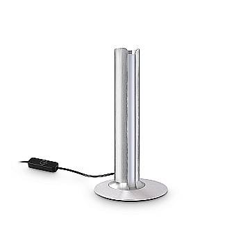Ideal Lux lampada da tavolo moderna Dorica 1 luce LED integrato acciaio metallo