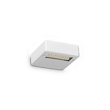Ideal Lux Applique moderna TAB 1 luce LED integrato bianco alluminio