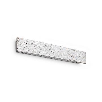 Ideal Lux Applique moderna Zig Zag 1 luce LED integrato cemento policarbonato