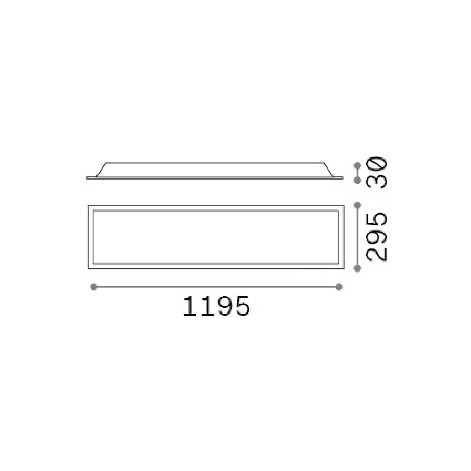Faretto Ad Incasso Led Panel 1 Luce Led Integrato Bianco 40W Ip20 6700Lm 4000K 363998