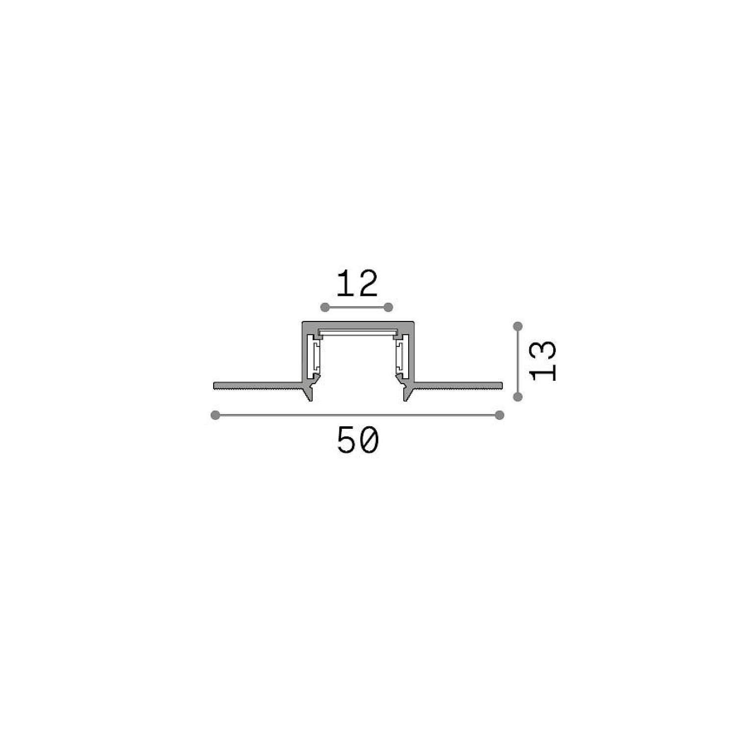 Stick_Recessed_Binario_1_Mt_Bianco 364070