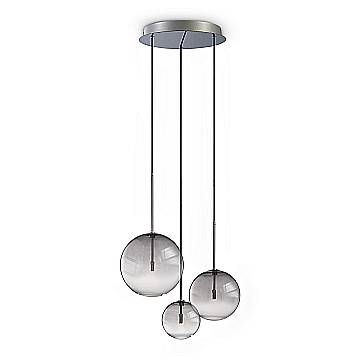Ideal Lux Sospensione Moderna Equinoxe 3 luci G4 cromo metallo vetro