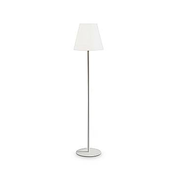 Ideal Lux Lampada da terra Arcadia 1 luce E27 IP44 bianca metallo