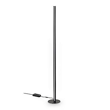 Ideal Lux Lampada da terra Dorica 1 luce LED integrato nero metallo