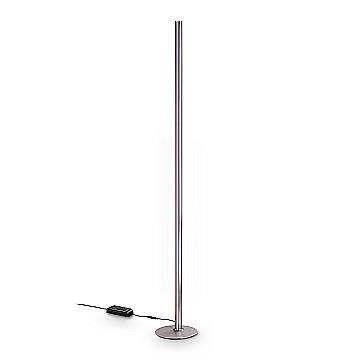 Ideal Lux Lampada da terra Dorica 1 luce LED integrato nero metallo