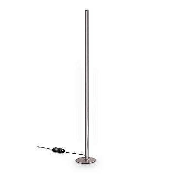 Ideal Lux Lampada da terra Dorica 1 luce LED integrato grigia metallo
