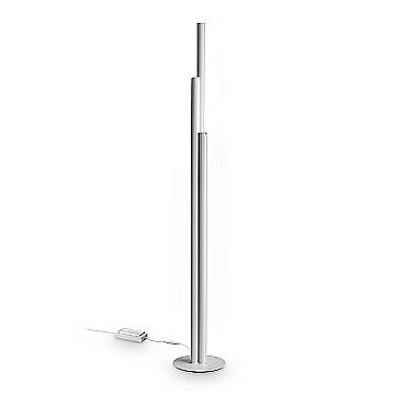 Ideal Lux Lampada da terra Dorica 3 luci LED integrato bianco metallo