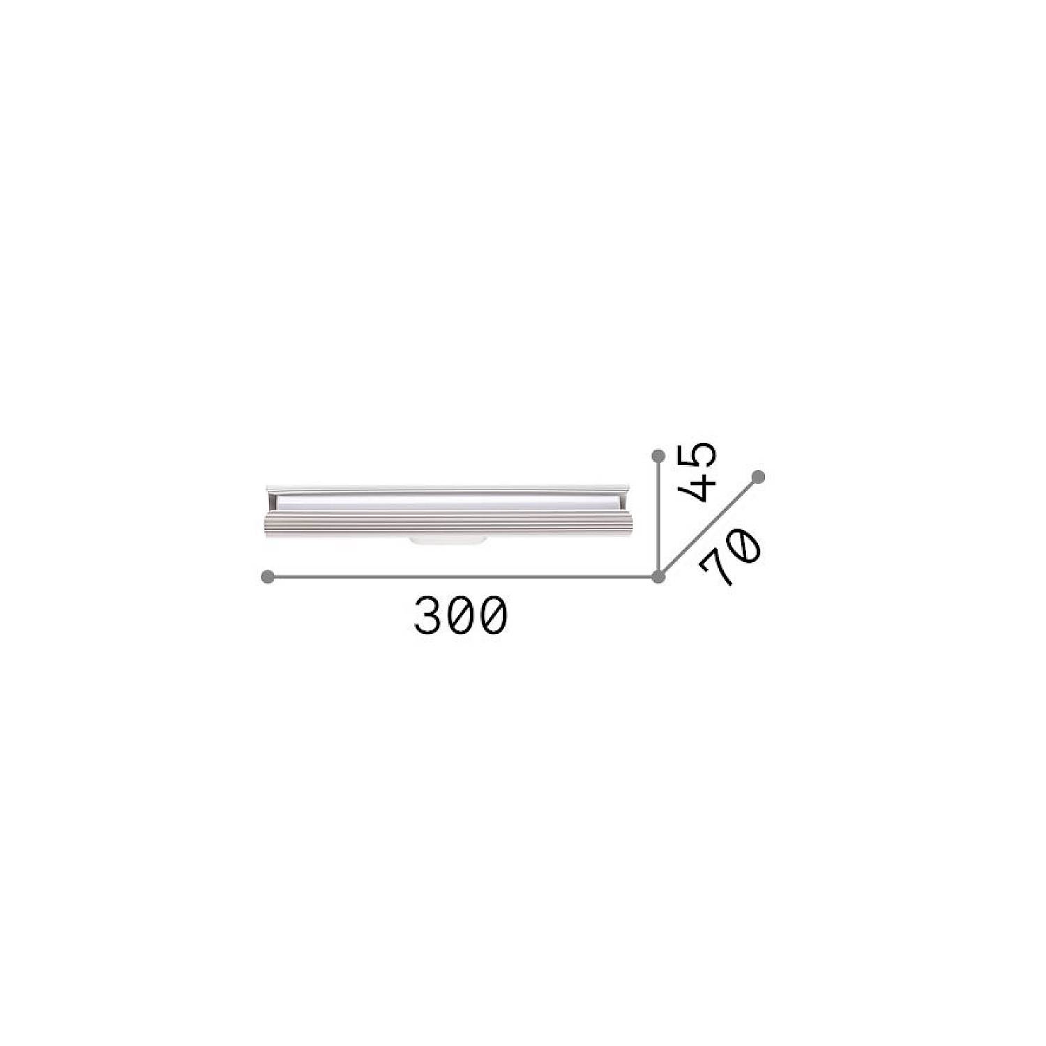 Applique Dorica 1 Luce Led Integrato Bianco 366364