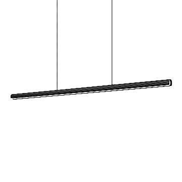 Ideal Lux Sospensione Moderna Dorica 1 luce LED integrato nero metallo
